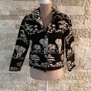 Vintage New Identity Safari Tapestry Jacket